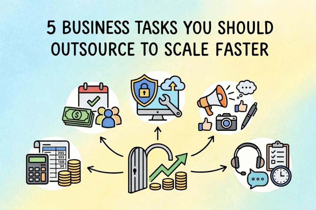 5 Business Tasks You Should Outsource to Scale Faster 
