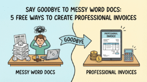 Say Goodbye to Messy Word Docs: 5 Free Ways to Create Professional Invoices